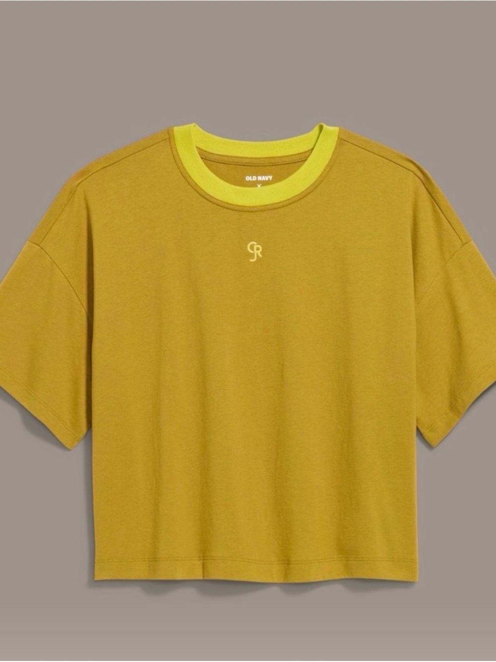 Women’s Old Navy x Christopher John Rogers Crop T-Shirt XL Olive